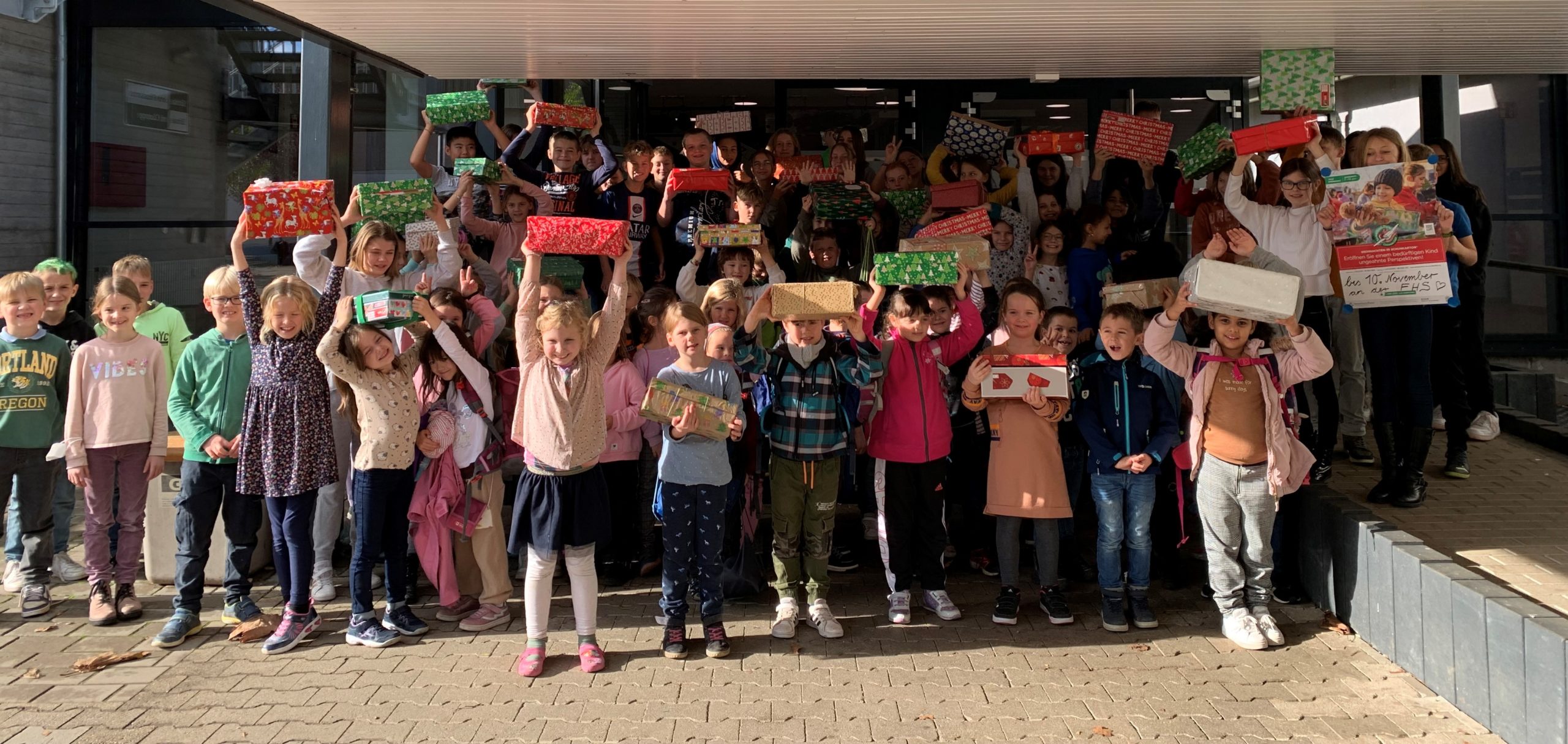 Weihnachten im Schuhkarton Foto